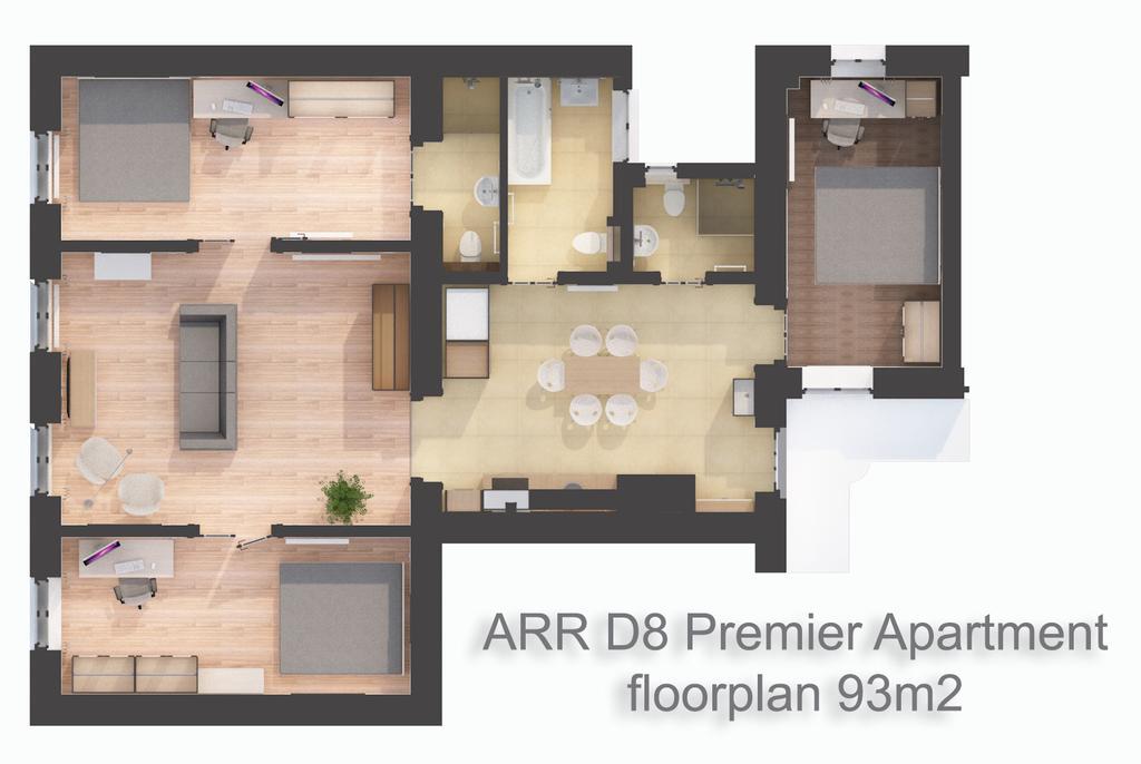 Bpr D8 Premier Apartment Budapest Eksteriør bilde